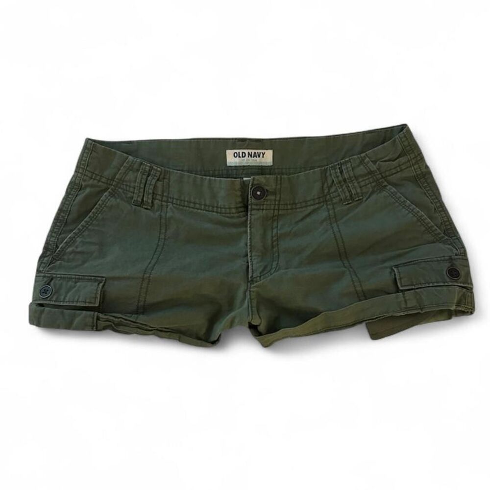 Old-navy Women's Green and Khaki Shorts